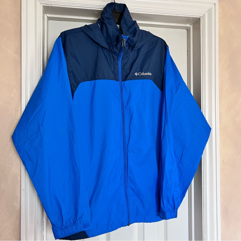 Columbia - Men's Two-Tone Blue Windbreaker